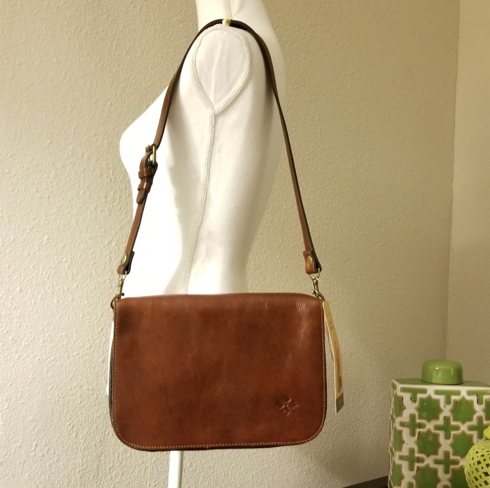 Patricia Nash leather flap purse